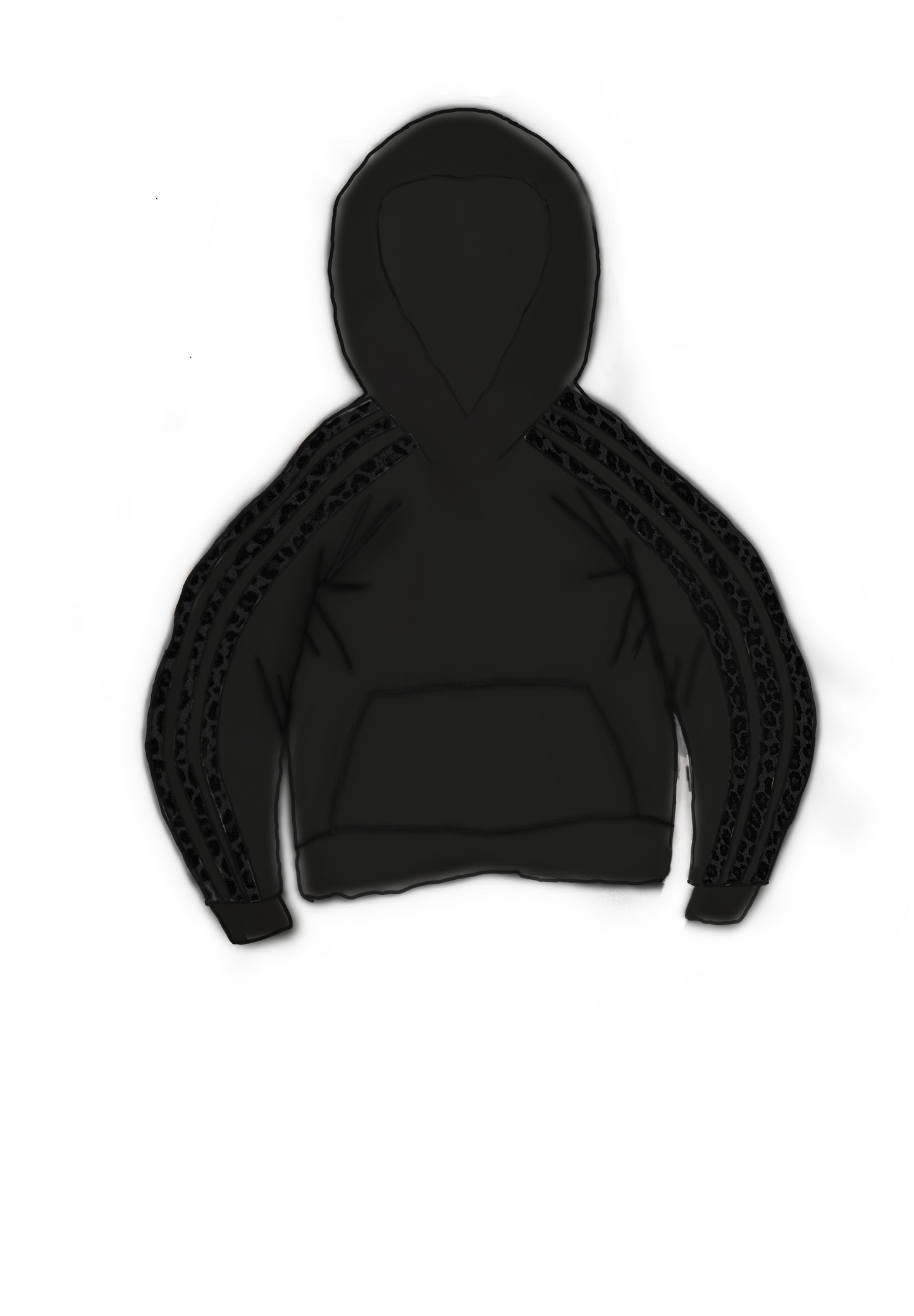 Black Silent Hoodie
