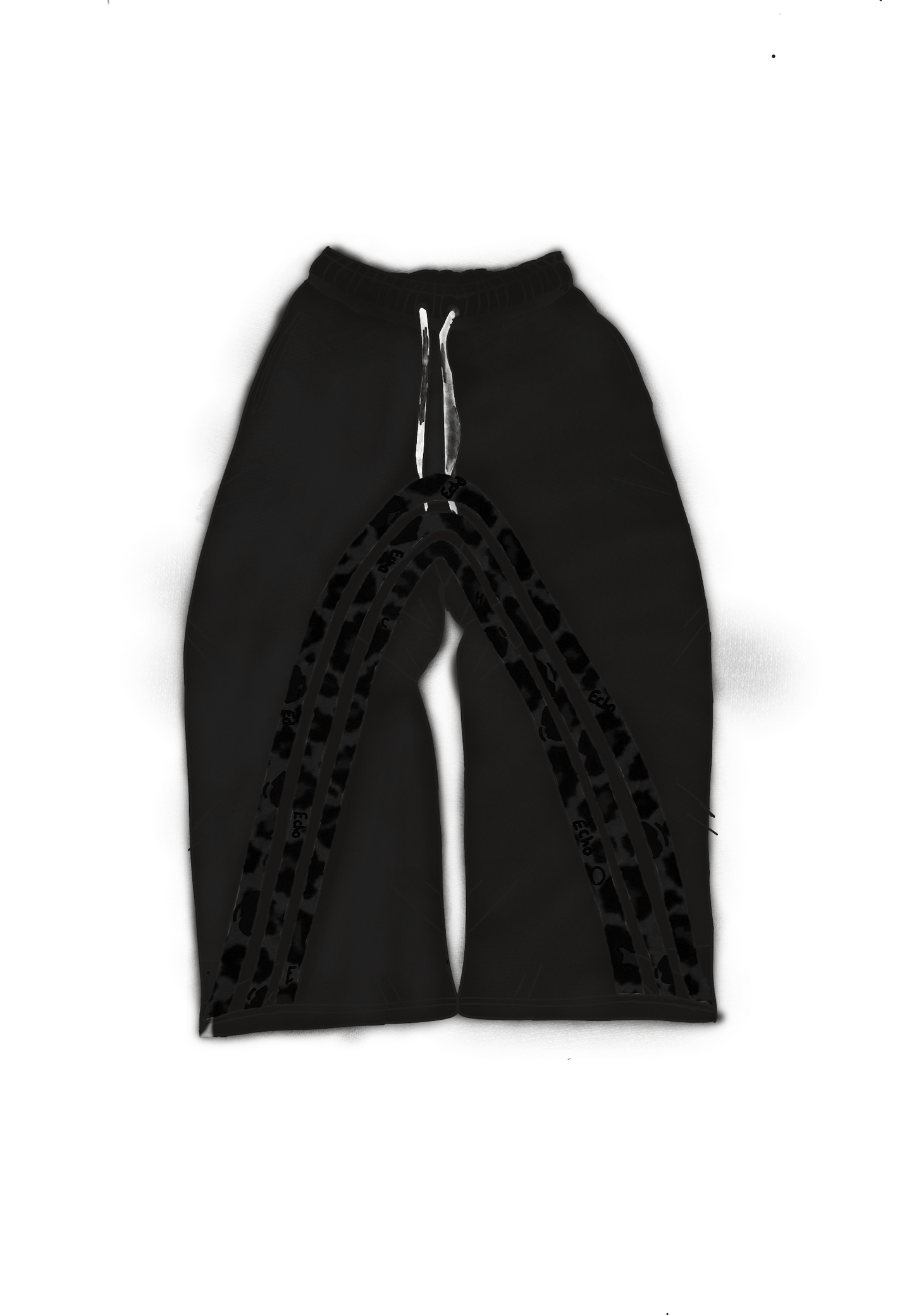 Striped Silent Baggy Sweats