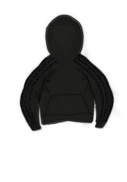 Black Silent Hoodie